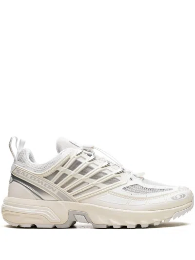 Salomon Acs Pro Sneaker With Breathable Mesh Upper In White