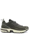 Salomon Military Green Acs Pro Leather Sneaker In 绿色