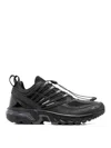 Salomon Acs Pro Advanced Leather-trimmed Mesh Sneakers In Black