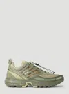 Salomon Green Acs Pro Sneakers In Khaki
