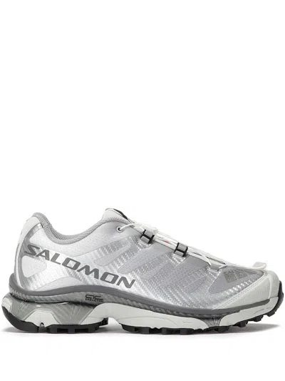 Salomon Gray Xt-4 Og Sneakers In Silber