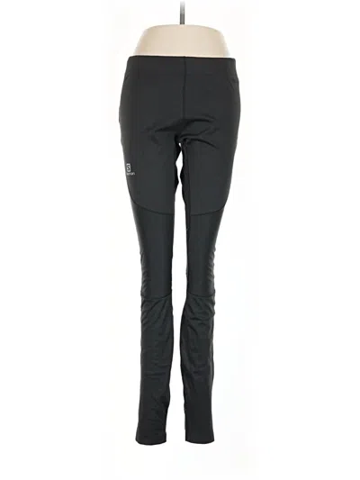 Pre-owned Salomon Active Pants In Black