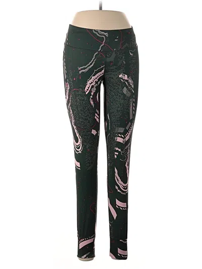 Pre-owned Salomon Active Pants In Green