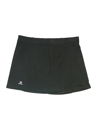 Pre-owned Salomon Active Skort In Black