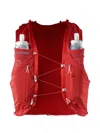 Salomon Adv Skin 12 Adjustable-straps Hydration Vest In Red