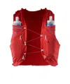 Salomon Adv Skin 12 Running Vest In Red