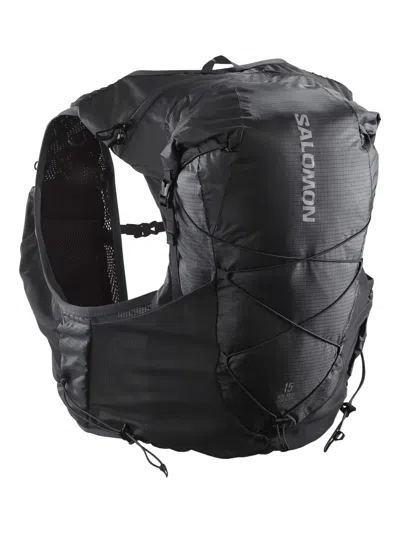 Salomon Adv Skin X Season 15l Running Vest In Black