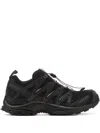 Salomon 'xa Pro 3d' Black Sneakers With Logo Patch On The Side And Panelled Design