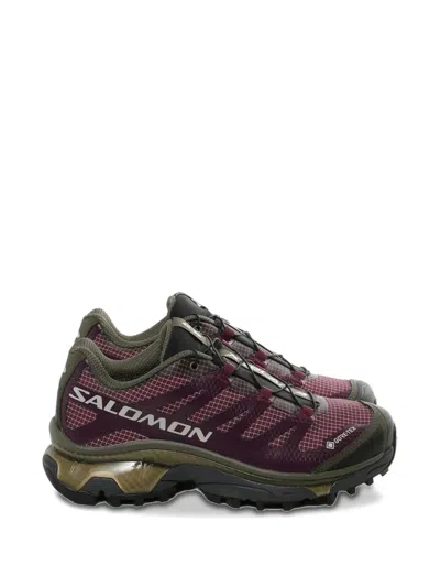 Salomon Red Xt-4 Og Gtx Waterproof Trail Running Shoes In Burgundy