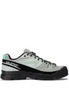 Salomon Leather And Mesh Sneakers With Secure Lacing System In Black