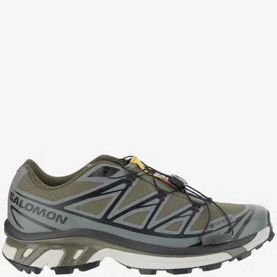 Salomon Advanced Xt-6 Sneakers In Olive Night Sedsa Black