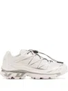 Salomon 'xt-6 S/lab' White Sneakers With Drawstring In White+white+ftw Silver