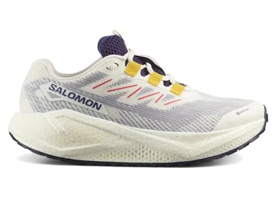 Pre-owned Salomon Aero Blaze 3 Grvl Goretex (women's) Sneakers In Vanilla Ice/astral Aura/lemon