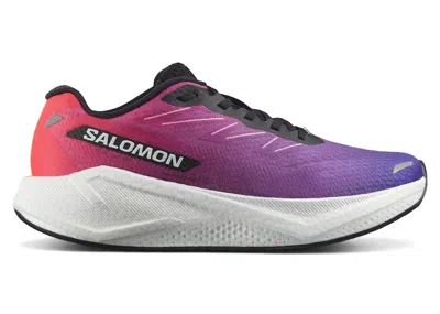 Pre-owned Salomon Aero Blaze 3 (women's) Sneakers In Neon Flame/liberty/white
