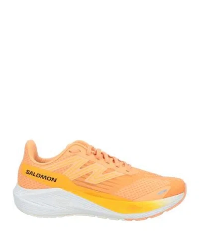 Salomon Aero Blaze Woman Sneakers Mandarin Size 5 Textile Fibers, Synthetisches Material In Orange
