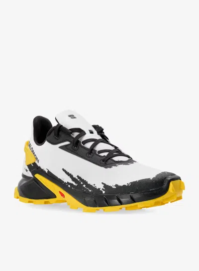 Salomon Alphacross 4 Sneakers Men Us 8.5 White Black Trail Running Shoes Eee4115