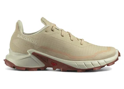 Pre-owned Salomon Alphacross 5 (women's) Sneakers In Wheat/vanilla Ice/aragon