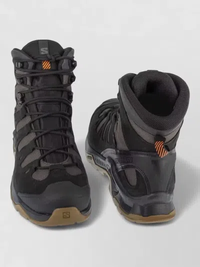 Salomon Ankle Support Boots Mesh Panels Pull Tab In Black