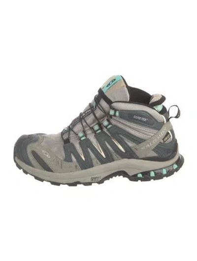Pre-owned Salomon Athletic Sneakers In Grey