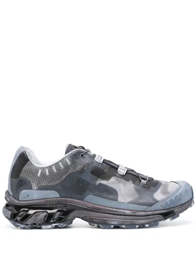 Salomon Bamba 5 Panelled Sneakers In Blue