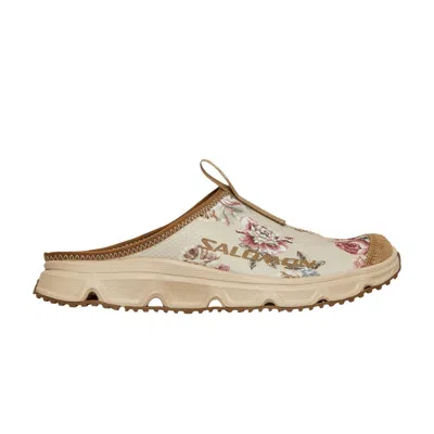 Pre-owned Salomon Beams X Rx Slide 3.0 'flowers' In Brown