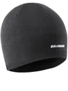 Salomon Logo-embroidered Beanie Hat In Black