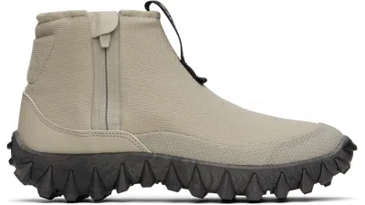 Salomon Beige Snowclog Mid Sneakers In Grau