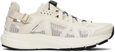 Salomon Beige Techsonic Sneakers In White