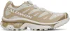Salomon Beige Xt-4 Og Protective Sneakers In Safari/almond Milk/k