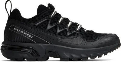 Salomon Black Acs + Og Sneakers In Black/black/ftw Silv