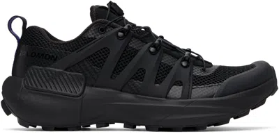 Salomon Black Genesis Advanced Sneakers In Black / Black / Blac