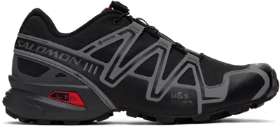Salomon Gore-tex Performance Sneakers With Quicklace System In Black
