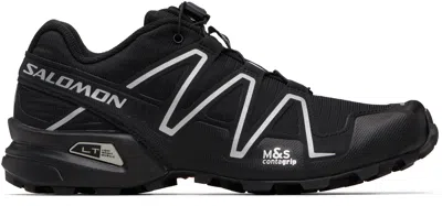 SALOMON BLACK SPEEDCROSS 3 SNEAKERS