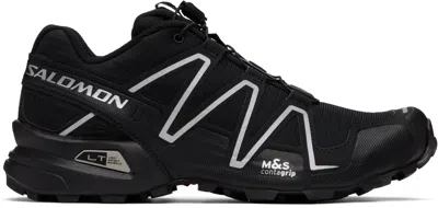 SALOMON BLACK SPEEDCROSS 3 SNEAKERS
