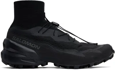 Salomon Black Speedcross Advanced Sneakers In Black/black/asphalt