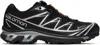 Salomon Mens Black Black Silver Xt-6 Gtx Quick-lace Mesh Low-top Trainers In Black / Black / Ftw