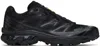 Salomon Xt-6 Panelled Mesh Sneakers In Black