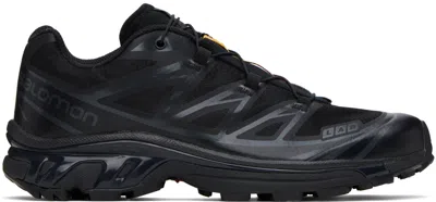 Salomon Xt-6 Panelled Mesh Sneakers In Black