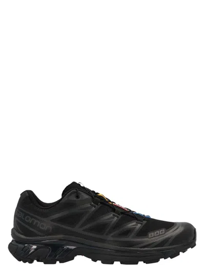 Salomon Xt-6 Panelled Mesh Sneakers In Black