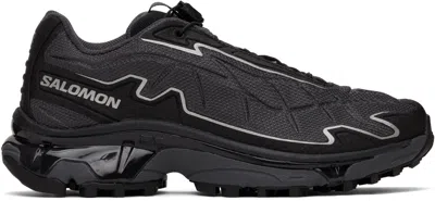 SALOMON BLACK XT-SLATE SNEAKERS