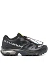 Salomon Breathable Mesh Xt4og Sneakers With Cushioned Eva Sole In Black