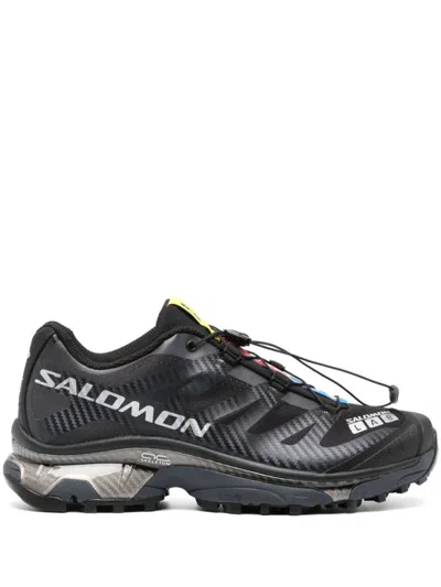 Salomon Streamlined Black Sneakers With Rugged Outsole And Breathable Upper