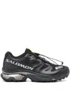Salomon Breathable Mesh Xt4og Sneakers With Cushioned Eva Sole In Black
