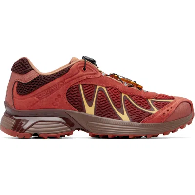 Salomon Brown & Orange Xt-whisper 'red Ashes' Sneakers In Multi