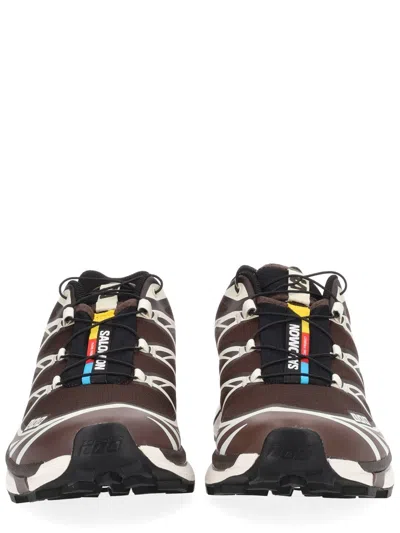Salomon Brown Textile Sneaker