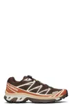 Salomon Mesh Upper Xt-6 Sneakers In Brown