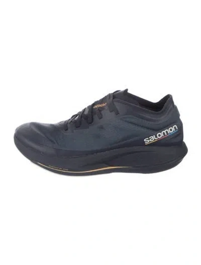 Pre-owned Salomon Canvas Sneakers In Blue