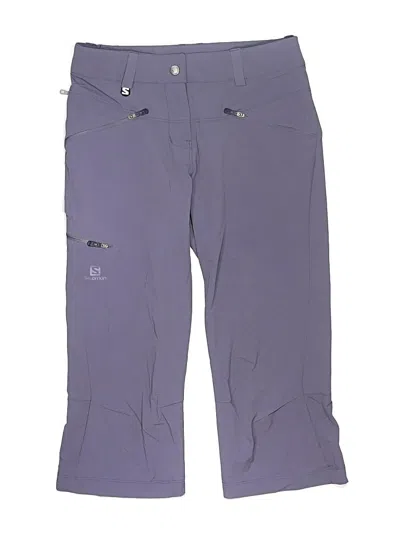 Pre-owned Salomon Kids' Casual Pants In Purple
