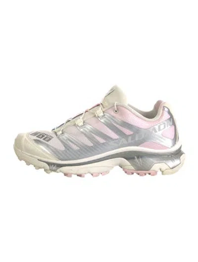 Pre-owned Salomon Colorblock Pattern Athletic Sneakers In Grey