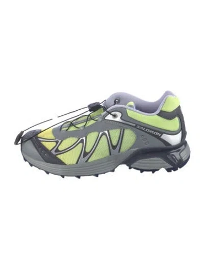 Pre-owned Salomon Colorblock Pattern Sneakers In Blue